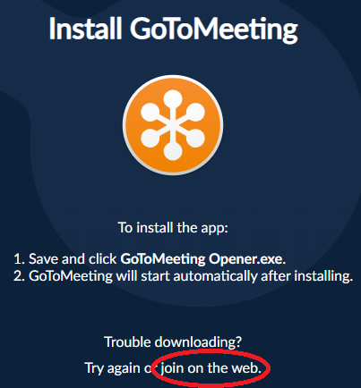 gotomeeting download for windows